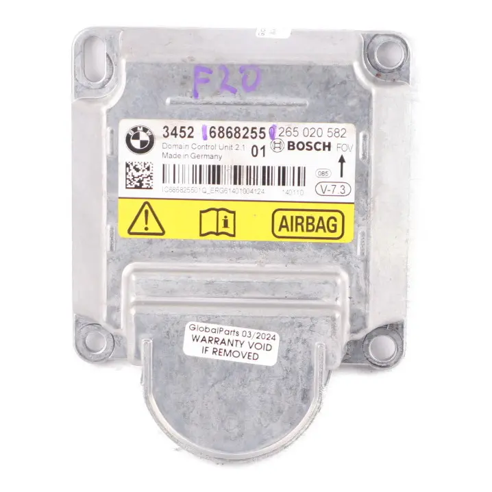 Modulo Aria BMW F20 F21 F30 F31 F32 F36 ECU ICM Plus Unità Controllo SRS per con numero di parte 6868255 Modulo Aria BMW F20 F21 F30 F31 F32 F36 ECU ICM Plus Unità Controllo SRS - SKU 6868255 - Numero di parte 6868255