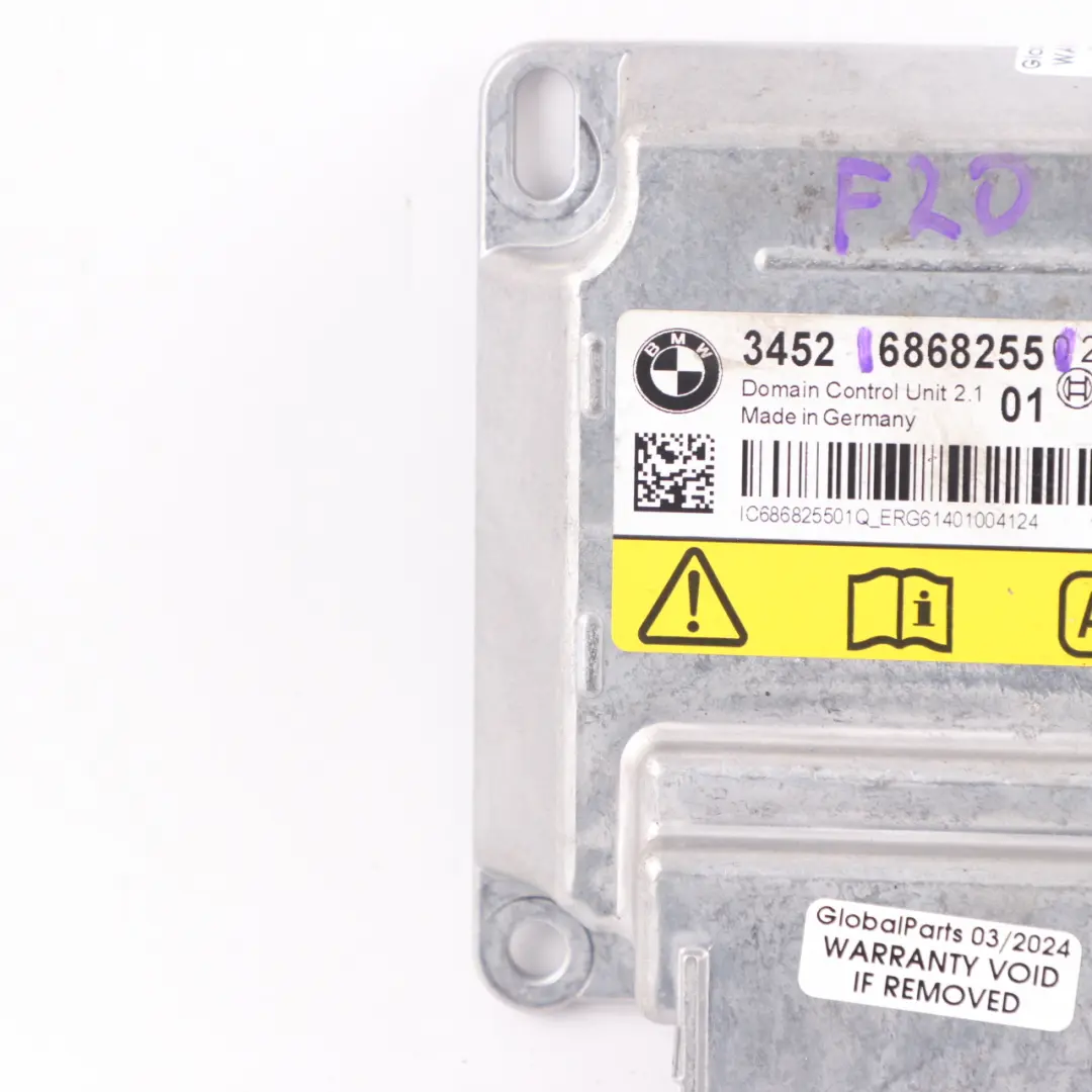 Modulo Aria BMW F20 F21 F30 F31 F32 F36 ECU ICM Plus Unità Controllo SRS per con numero di parte 6868255 Modulo Aria BMW F20 F21 F30 F31 F32 F36 ECU ICM Plus Unità Controllo SRS - SKU 6868255 - Numero di parte 6868255