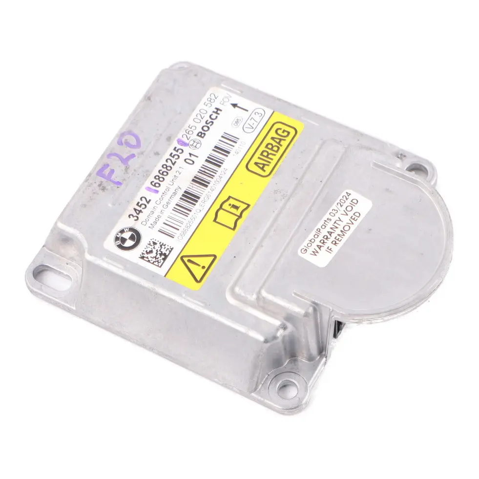  Modulo Aria BMW F20 F21 F30 F31 F32 F36 ECU ICM Plus Unità Controllo SRS - SKU 6868255 - Numero di parte 6868255