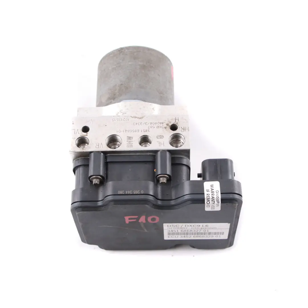  Brake Pump BMW F10 F11 DSC ABS Hydro Control Unit Control Unit 6868329 - SKU 6868327 - Part number 6868327