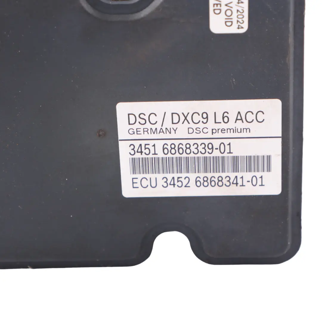 Brake Pump BMW F10 F11 DSC Hydraulic Unit Braking Module 6868341 to with Part number 6868339 Brake Pump BMW F10 F11 DSC Hydraulic Unit Braking Module 6868341 - SKU 6868339 - Part number 6868339