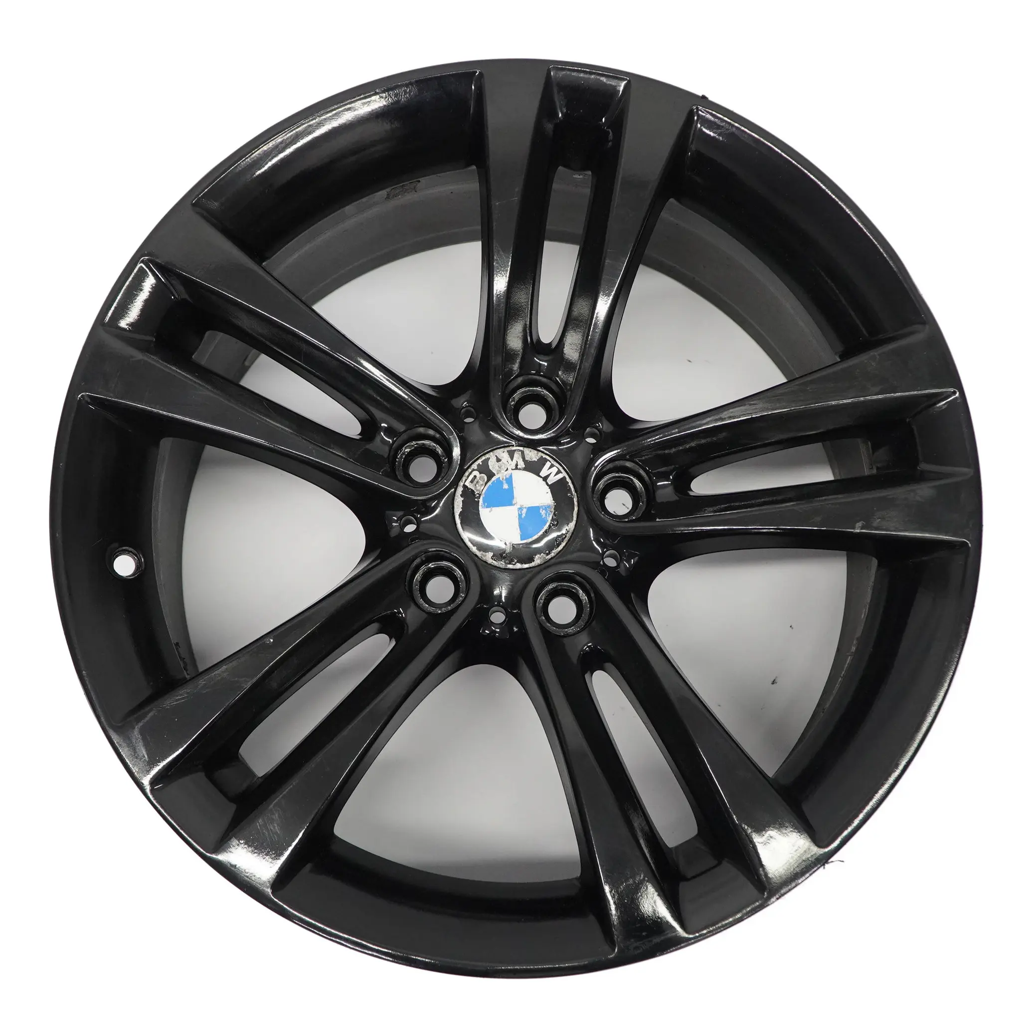BMW F30 F31 F32 Cerchio in lega nero 18" doppie razze 397 8,5J ET:47 6868378