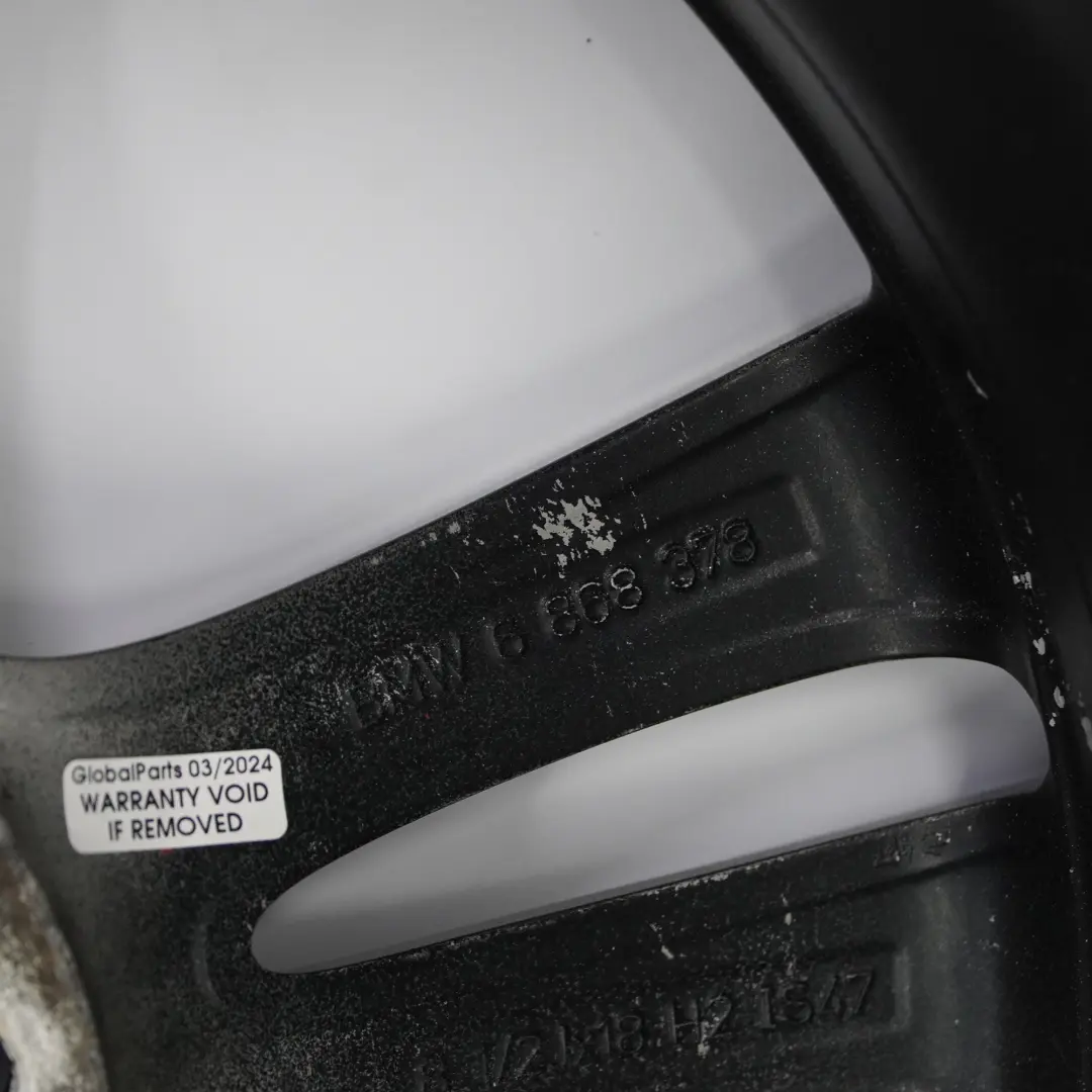 Cerchio in lega nero 18" doppie razze 397 8,5J ET:47 per BMW F30 F31 F32 con numero di parte 6868378 BMW F30 F31 F32 Cerchio in lega nero 18" doppie razze 397 8,5J ET:47 - SKU 6868378-2 - Numero di parte 6868378