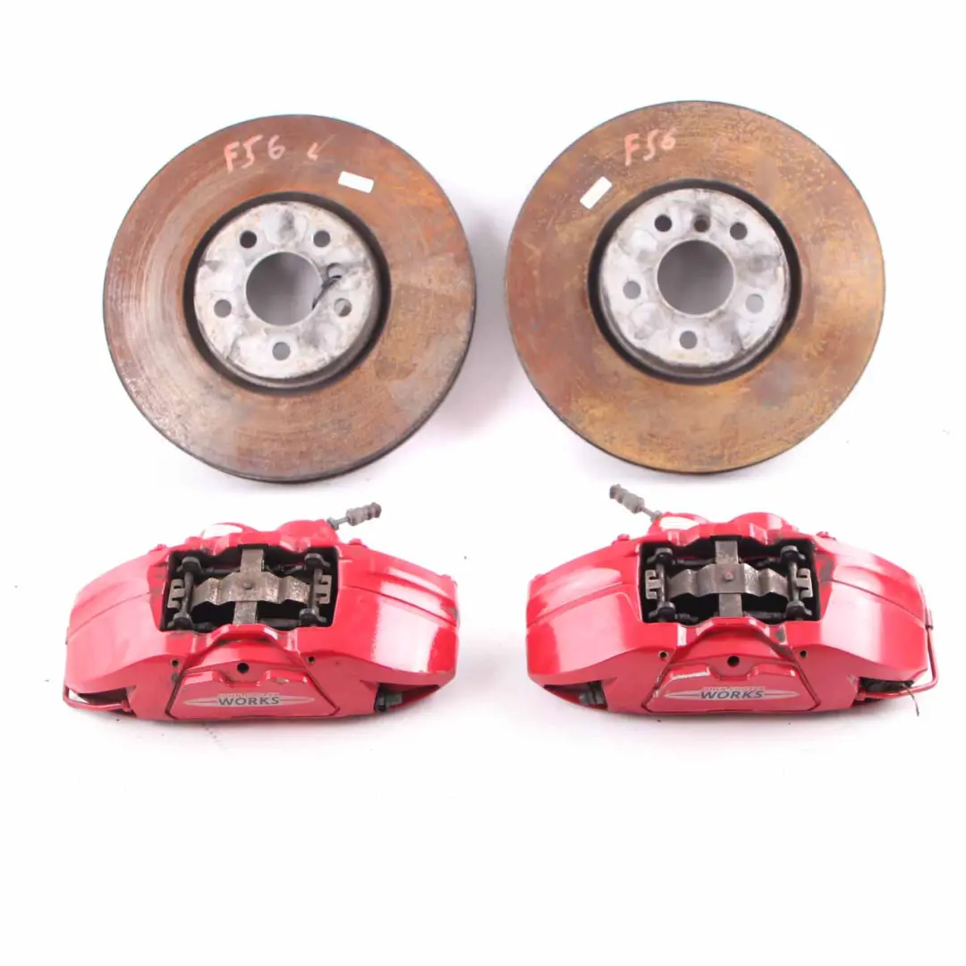 Brake Unit Set Mini F56 John Cooper Works Front Left Right N/O/S Disc Caliper to with Part number 6868399 Brake Unit Set Mini F56 John Cooper Works Front Left Right N/O/S Disc Caliper - SKU 6868399 - Part number 6868399