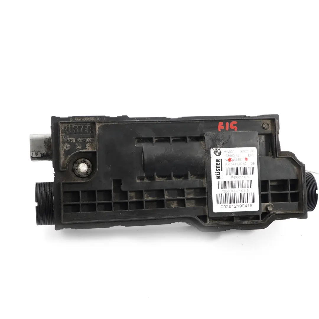 Freno mano electrónico BMW X5 F15 accionamiento freno estacionamiento para con número de pieza 6868514 Freno mano electrónico BMW X5 F15 accionamiento freno estacionamiento - SKU 6868514 - Número de pieza 6868514