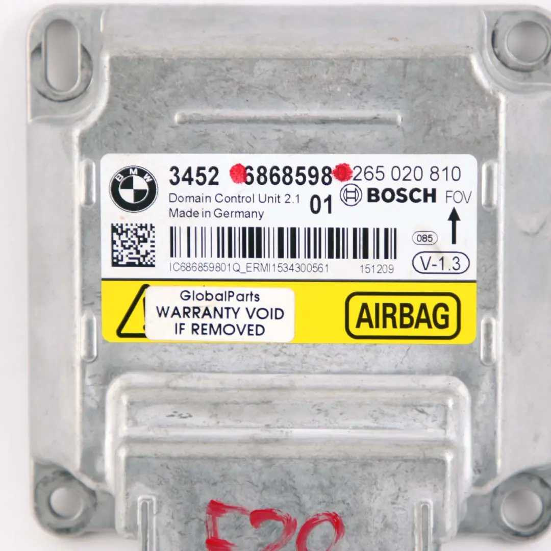 ECU ICM Modulo Unità di Controllo per BMW F20 F21 F22 F30 F31 con numero di parte 6868598 BMW F20 F21 F22 F30 F31 ECU ICM Modulo Unità di Controllo - SKU 6868598 - Numero di parte 6868598