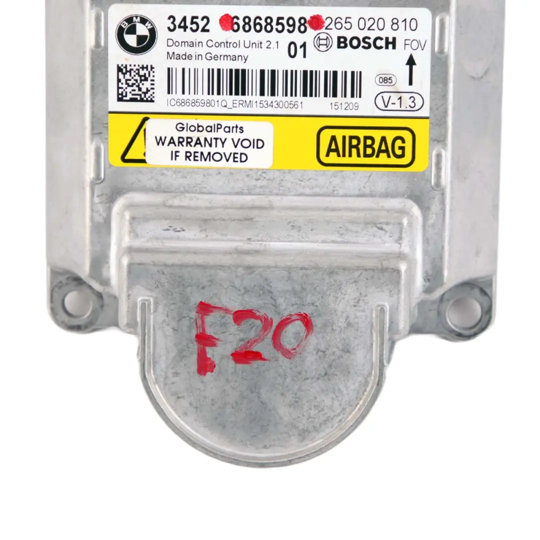 BMW 1 2 3 F20 F21 F22 F30 F31 ECU ICM Control Unit Module - SKU 6868598 - Part number 6868598