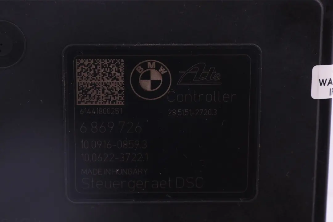 Pompa Hamulcowa 6869725 6869726 do BMW F20 F21 F30 F31 o numerze 6891615 BMW F20 F21 F30 F31 Pompa Hamulcowa 6869725 6869726 - SKU 6868645 - Numer Części 6891615