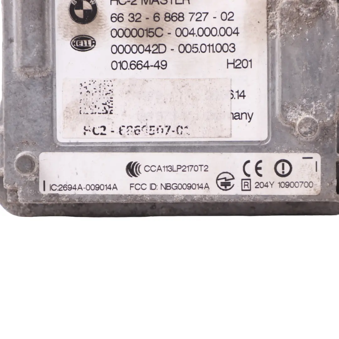 Slave Sensor BMW F01 F06 F10 F13 LCI Lane Change Warning Right O/S to with Part number 6868727 Slave Sensor BMW F01 F06 F10 F13 LCI Lane Change Warning Right O/S - SKU 6868727 - Part number 6868727