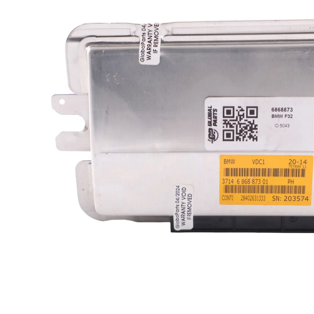 Module de contrôle de la suspension BMW X5 F15 F20 F30 VDC Unité pour à propos du numéro de pièce 6888037 Module de contrôle de la suspension BMW X5 F15 F20 F30 VDC Unité - SKU 6868873 - Numéro de pièce 6888037