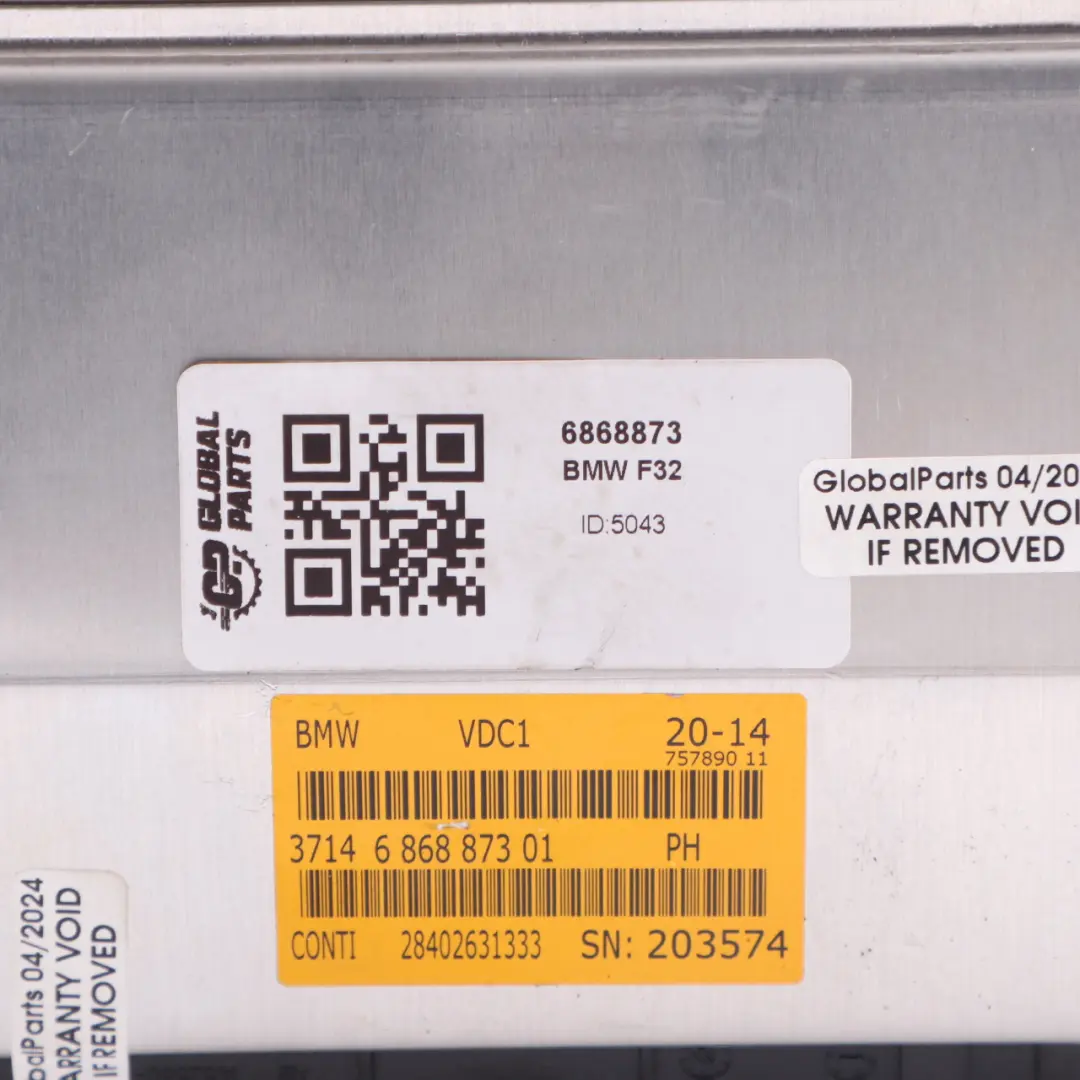  Fahrwerk sregel modul BMW X5 F15 F20 F30 VDC Einheit - SKU 6868873 - Teilenummer 6888037