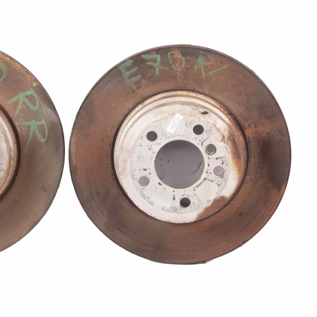 Brake Disc Set BMW X5 E70 Rear Left Right N/O/S Wheel Ventilated Brake to with Part number 6868940 Brake Disc Set BMW X5 E70 Rear Left Right N/O/S Wheel Ventilated Brake - SKU 6868940-1 - Part number 6868940