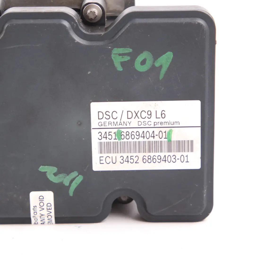 Pompa ABS BMW F01 DSC DXC9 L6 Freno Idro Modulo di controllo 6869403 per con numero di parte 6869404 Pompa ABS BMW F01 DSC DXC9 L6 Freno Idro Modulo di controllo 6869403 - SKU 6869404 - Numero di parte 6869404