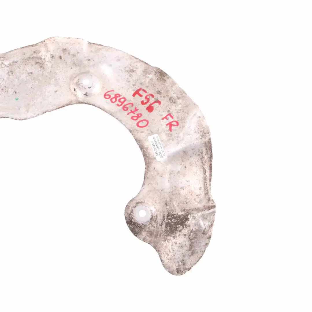 Abdeckschutz Bremsscheibenteller vorne rechts für BMW F45 Mini F55 F56 mit Teilenummer 6869780 BMW F45 Mini F55 F56 Abdeckschutz Bremsscheibenteller vorne rechts - SKU 6869780 - Teilenummer 6869780