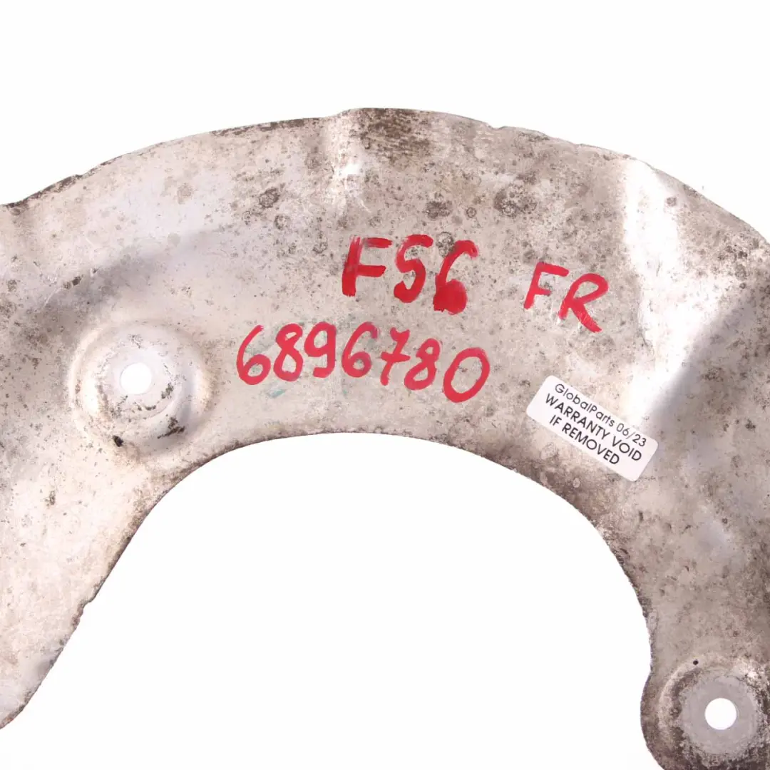 Abdeckschutz Bremsscheibenteller vorne rechts für BMW F45 Mini F55 F56 mit Teilenummer 6869780 BMW F45 Mini F55 F56 Abdeckschutz Bremsscheibenteller vorne rechts - SKU 6869780 - Teilenummer 6869780