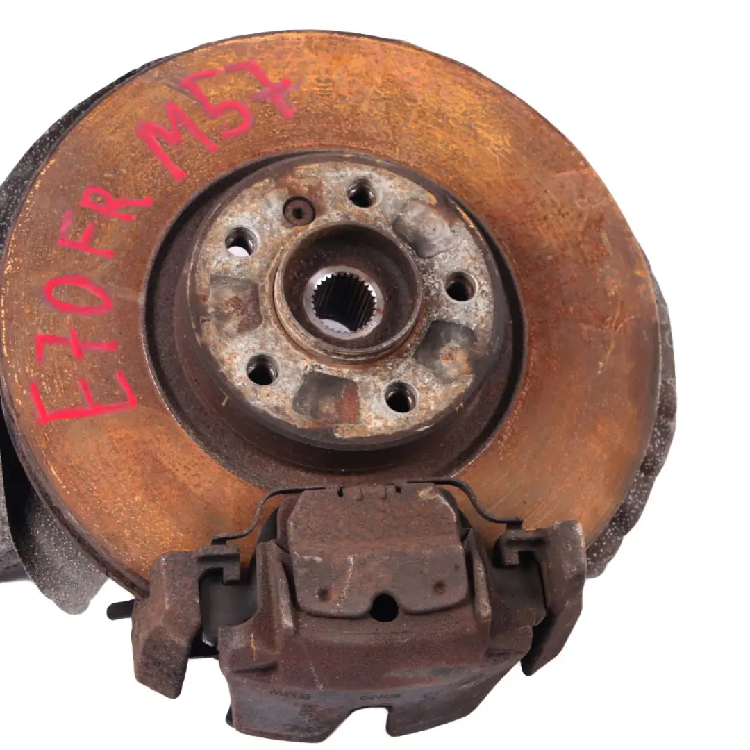BMW X5 X6 E70 E71 Front Right O/S Suspension Wheel Hub Carrier Brake Disc - SKU 6869870-2 - Part number 6869870