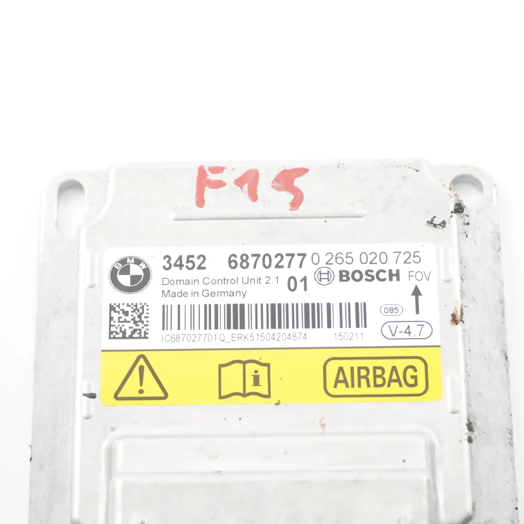 Module Air BMW X5 F15 X6 F16 ECU ICM Control Unit pour à propos du numéro de pièce 6870277 Module Air BMW X5 F15 X6 F16 ECU ICM Control Unit - SKU 6870277 - Numéro de pièce 6870277