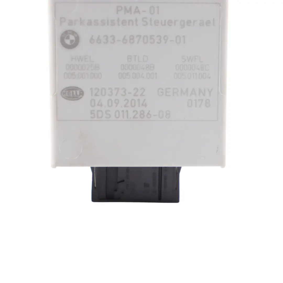 Moduł Sterownik Asystenta Parkowania PDC ECU do BMW F10 F11 F12 F13 o numerze 6870539 BMW F10 F11 F12 F13 Moduł Sterownik Asystenta Parkowania PDC ECU - SKU 6870539 - Numer Części 6870539