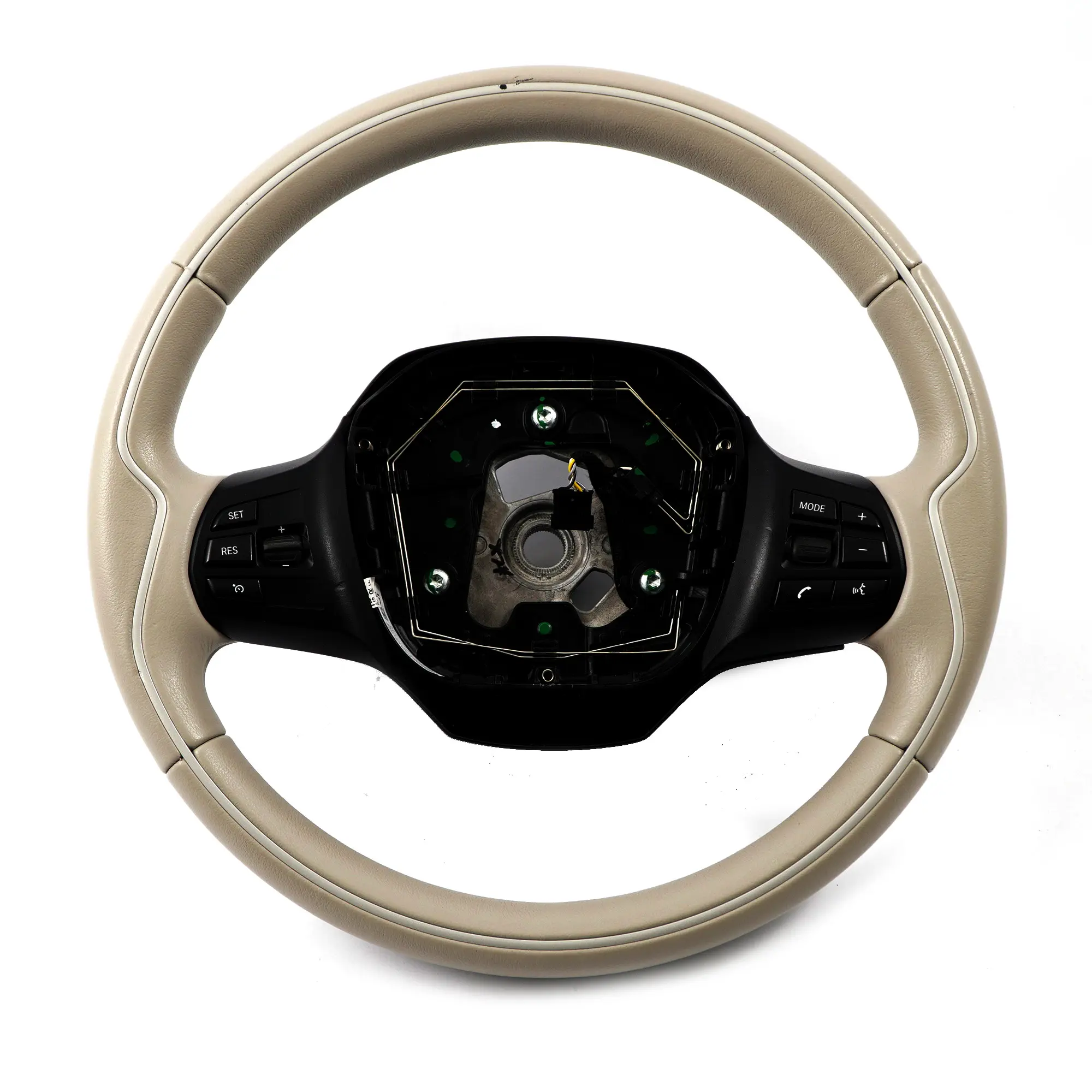 BMW i3 I01 Steering Wheel Multifunction Buttons Leather Lodge 6870782