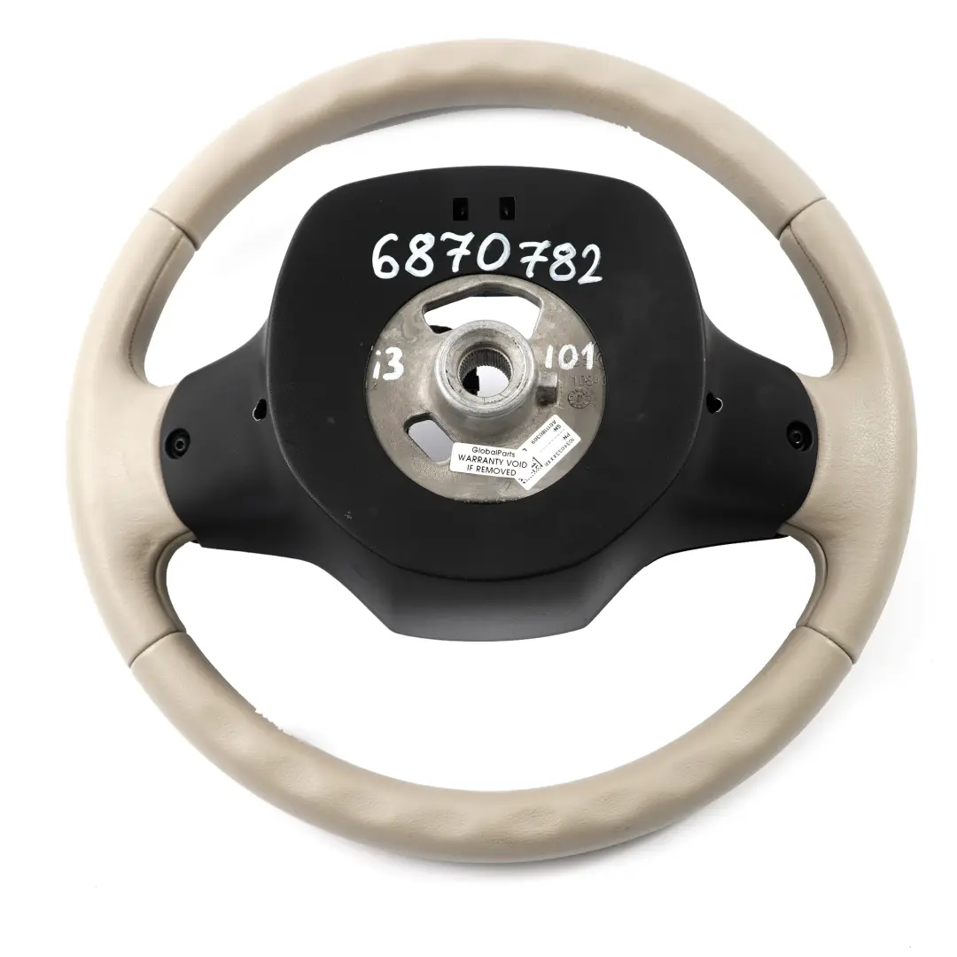 Steering Wheel Multifunction Buttons Leather Lodge to BMW i3 I01 with Part number 6870782 BMW i3 I01 Steering Wheel Multifunction Buttons Leather Lodge - SKU 6870782 - Part number 6870782
