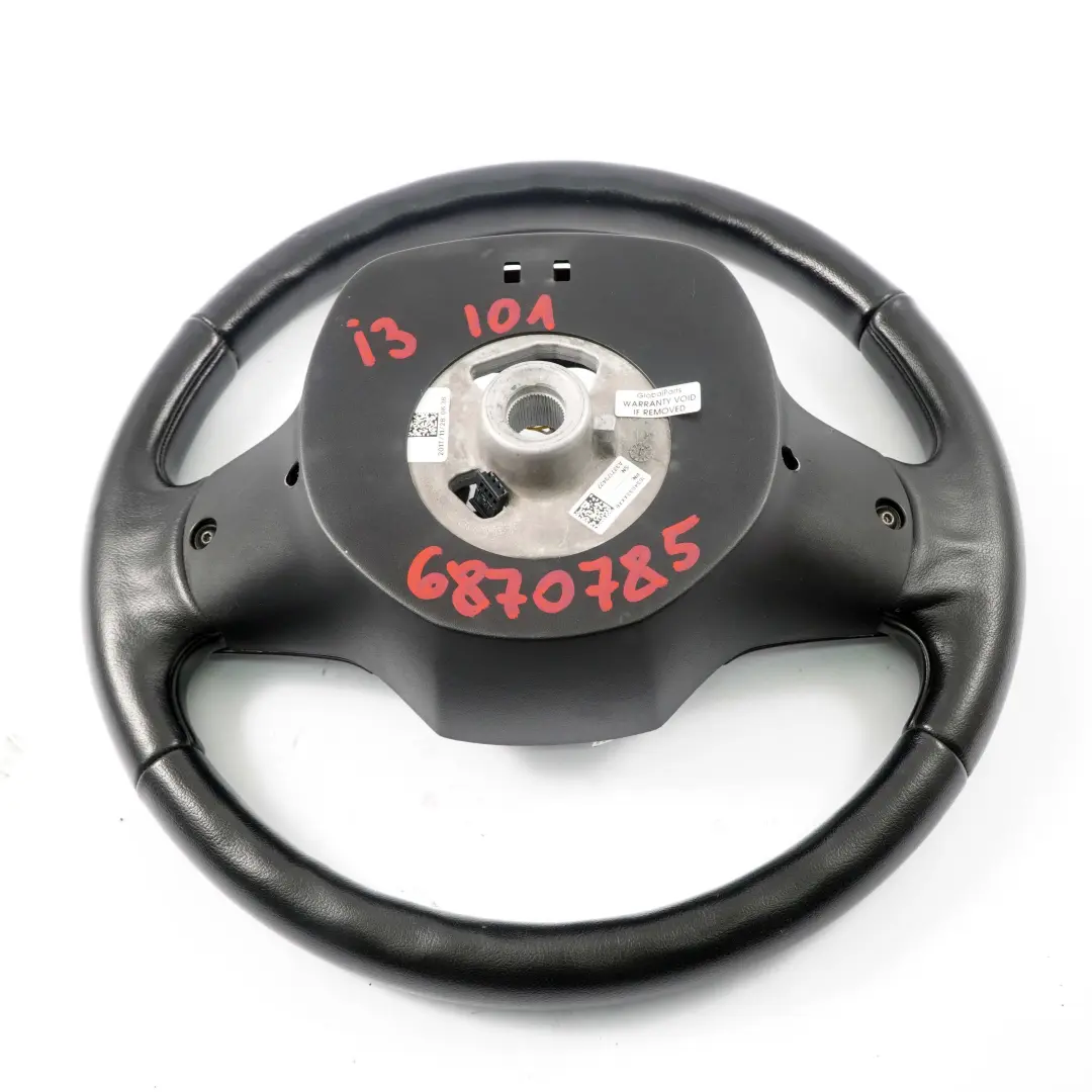 Steering Wheel BMW i3 I01 Leather Steering Wheel With Multifunction Buttons to with Part number 6870785 Steering Wheel BMW i3 I01 Leather Steering Wheel With Multifunction Buttons - SKU 6870785 - Part number 6870785