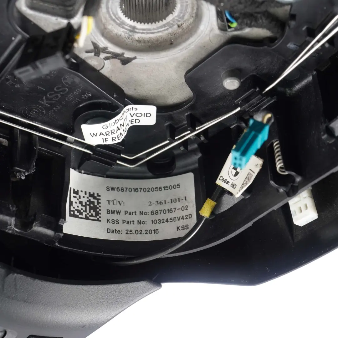 BMW i3 I01 Leder Lenkrad Lederlenkrad Suite Schwarz Multifunktion Stauassistent - SKU 6870785 - Teilenummer 6870785