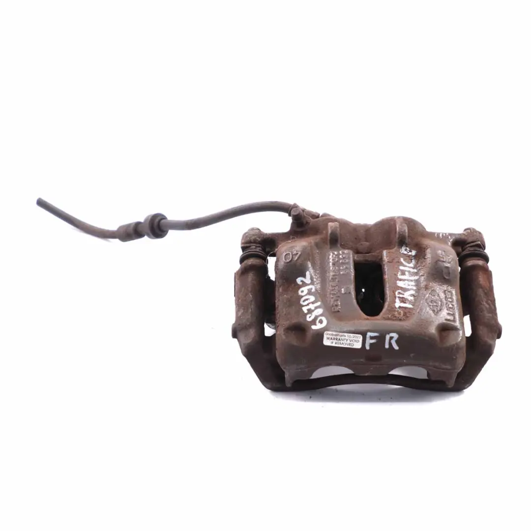 Pinza de freno delantera derecha Carrier 45 para Renault Trafic 2 Opel Vivaro con número de pieza 687092 Renault Trafic 2 Opel Vivaro Pinza de freno delantera derecha Carrier 45 - SKU 687092 - Número de pieza 687092