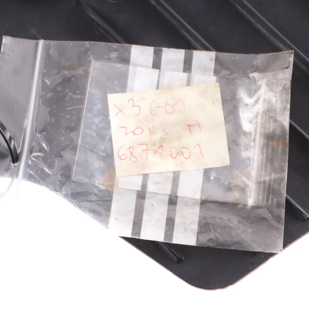 Axle Carrier Left Cradle Aero Cover Bracket Shield pour BMW X3 G01 Rear à propos du numéro de pièce 6871001 BMW X3 G01 Rear Axle Carrier Left Cradle Aero Cover Bracket Shield - SKU 6871001 - Numéro de pièce 6871001