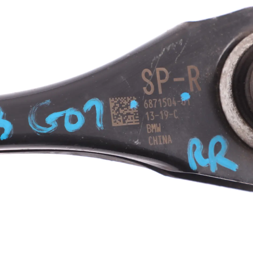 Control Arm BMW X3 G01 X4 G02 Wishbone Rear Right O/S Axle Suspension 6871504 to with Part number 6871016 Control Arm BMW X3 G01 X4 G02 Wishbone Rear Right O/S Axle Suspension 6871504 - SKU 6871016 - Part number 6871016