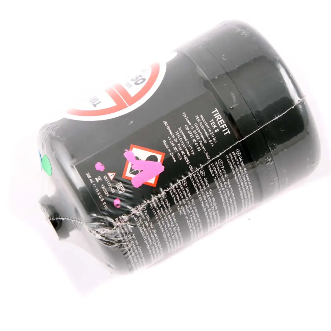 Tyre Sealer Tirefit Puncture Repair Sealant to BMW F40 F45 Mini F55 F56 with Part number 6871122 BMW F40 F45 Mini F55 F56 Tyre Sealer Tirefit Puncture Repair Sealant - SKU 6871122-1 - Part number 6871122