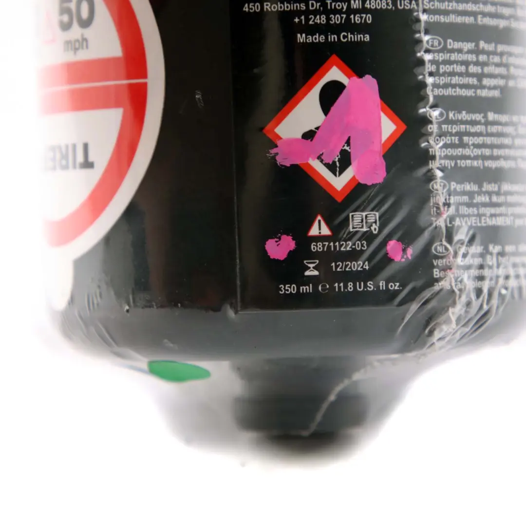 Scellant Pneus Tirefit Réparation Crevaison pour BMW F40 F45 Mini F55 F56 à propos du numéro de pièce 6871122 BMW F40 F45 Mini F55 F56 Scellant Pneus Tirefit Réparation Crevaison - SKU 6871122-1 - Numéro de pièce 6871122