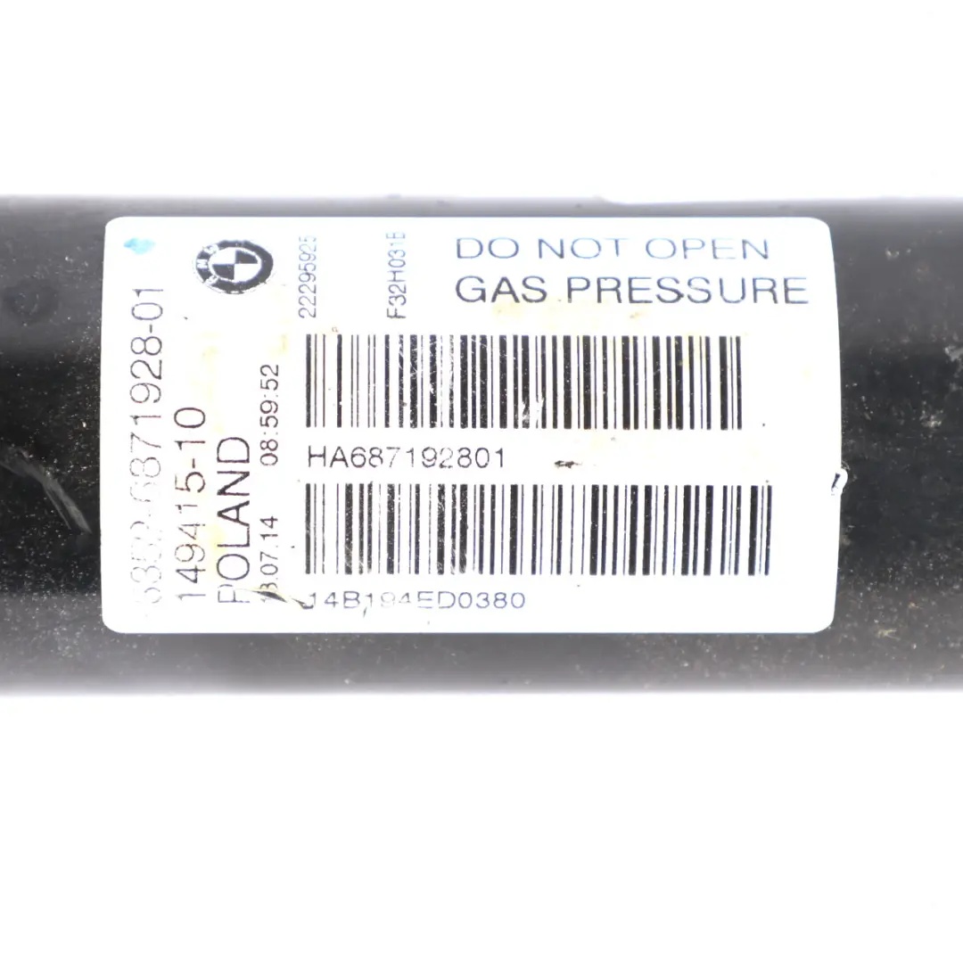 Amortisseur de suspension Essieu arrière Droite Gauche pour BMW F32 à propos du numéro de pièce 6883335 BMW F32 Amortisseur de suspension Essieu arrière Droite Gauche - SKU 6871928 - Numéro de pièce 6883335