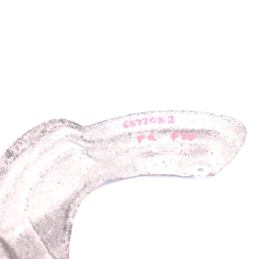 BMW F20 F30 Osłona Tarczy Hamulcowej Prawy Przód - SKU 6872082 - Numer Części 6872082