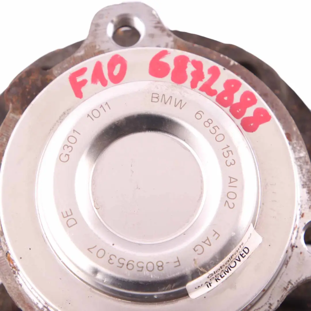 Hub Bearing BMW F01 F10 Front Axle Suspension Flange Left Right 6850153 to Wheel with Part number 6872888 Wheel Hub Bearing BMW F01 F10 Front Axle Suspension Flange Left Right 6850153 - SKU 6872888 - Part number 6872888