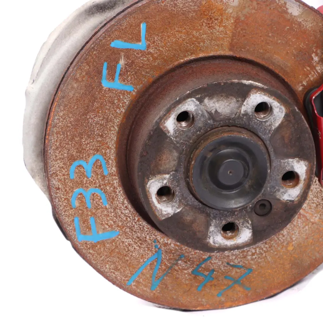 N47N M Sport Front Axle Left N/S Spring Strut Leg Brake Caliper to BMW 4 F33 420d with Part number 6873765 BMW 4 F33 420d N47N M Sport Front Axle Left N/S Spring Strut Leg Brake Caliper - SKU 6873765 - Part number 6873765