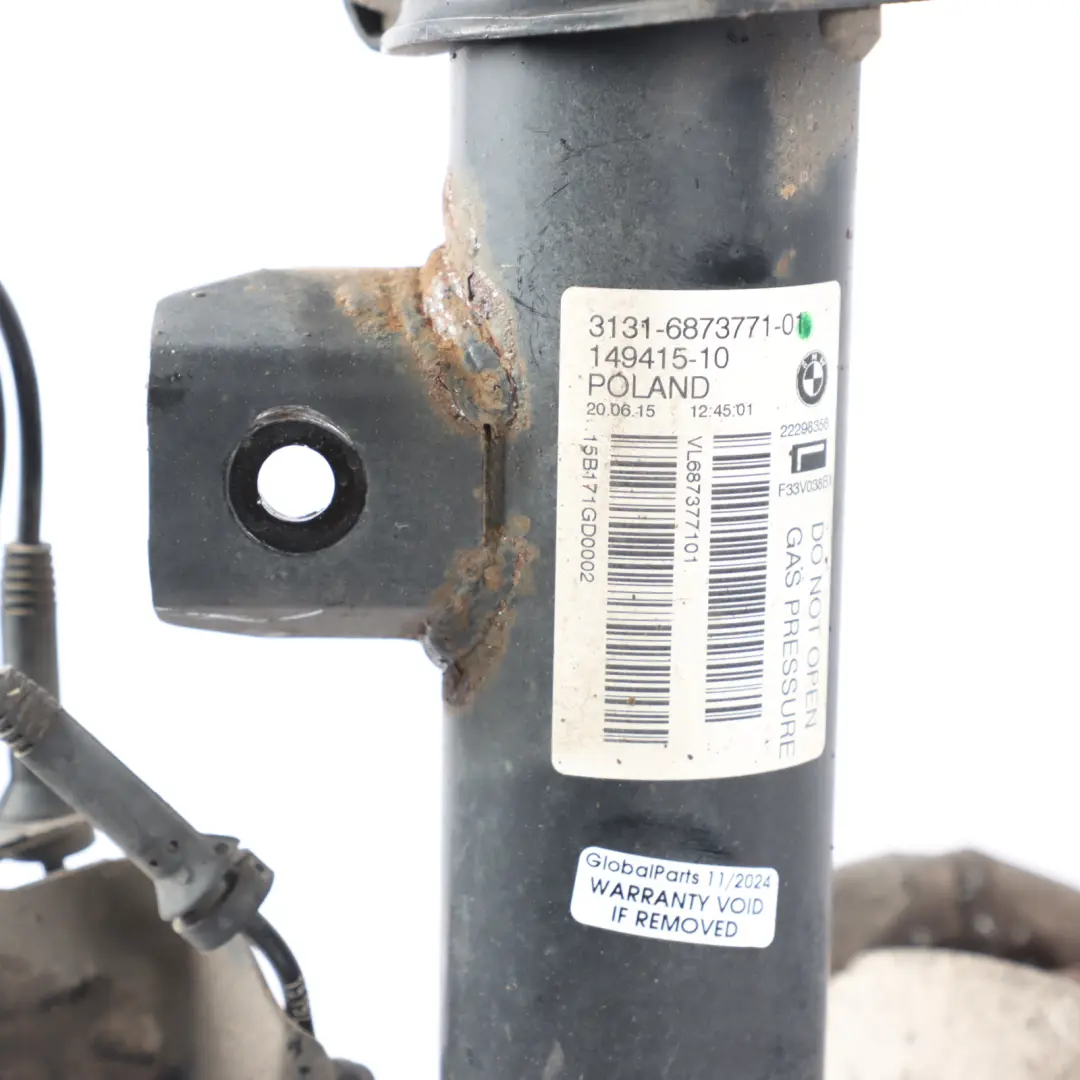 435dX Suspension Leg Front Left N/S xDrive Wheel Hub Brake Disc to BMW F33 with Part number 6873771 BMW F33 435dX Suspension Leg Front Left N/S xDrive Wheel Hub Brake Disc - SKU 6873771-1 - Part number 6873771