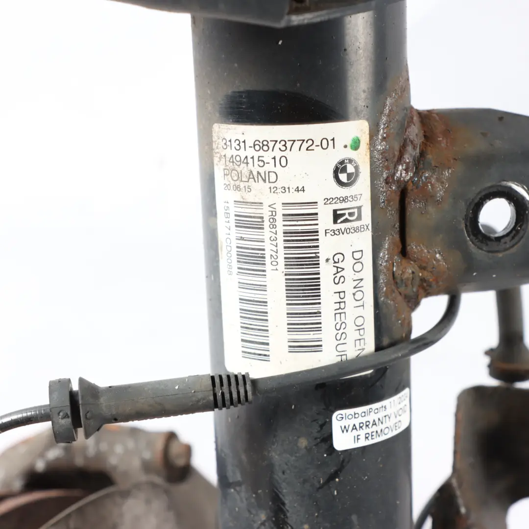 435dX Suspension Leg Front Right O/S xDrive Wheel Hub Brake Disc to BMW F33 with Part number 6873772 BMW F33 435dX Suspension Leg Front Right O/S xDrive Wheel Hub Brake Disc - SKU 6873772-1 - Part number 6873772