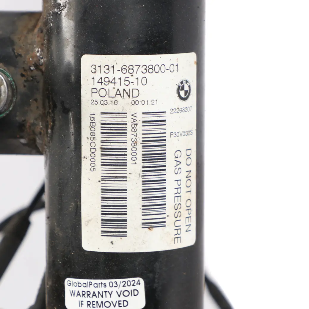 BMW F30 LCI 318d ed B47 Amortiguador Buje Rueda Delantero Izquierdo - SKU 6873800-1 - Número de pieza 6873800