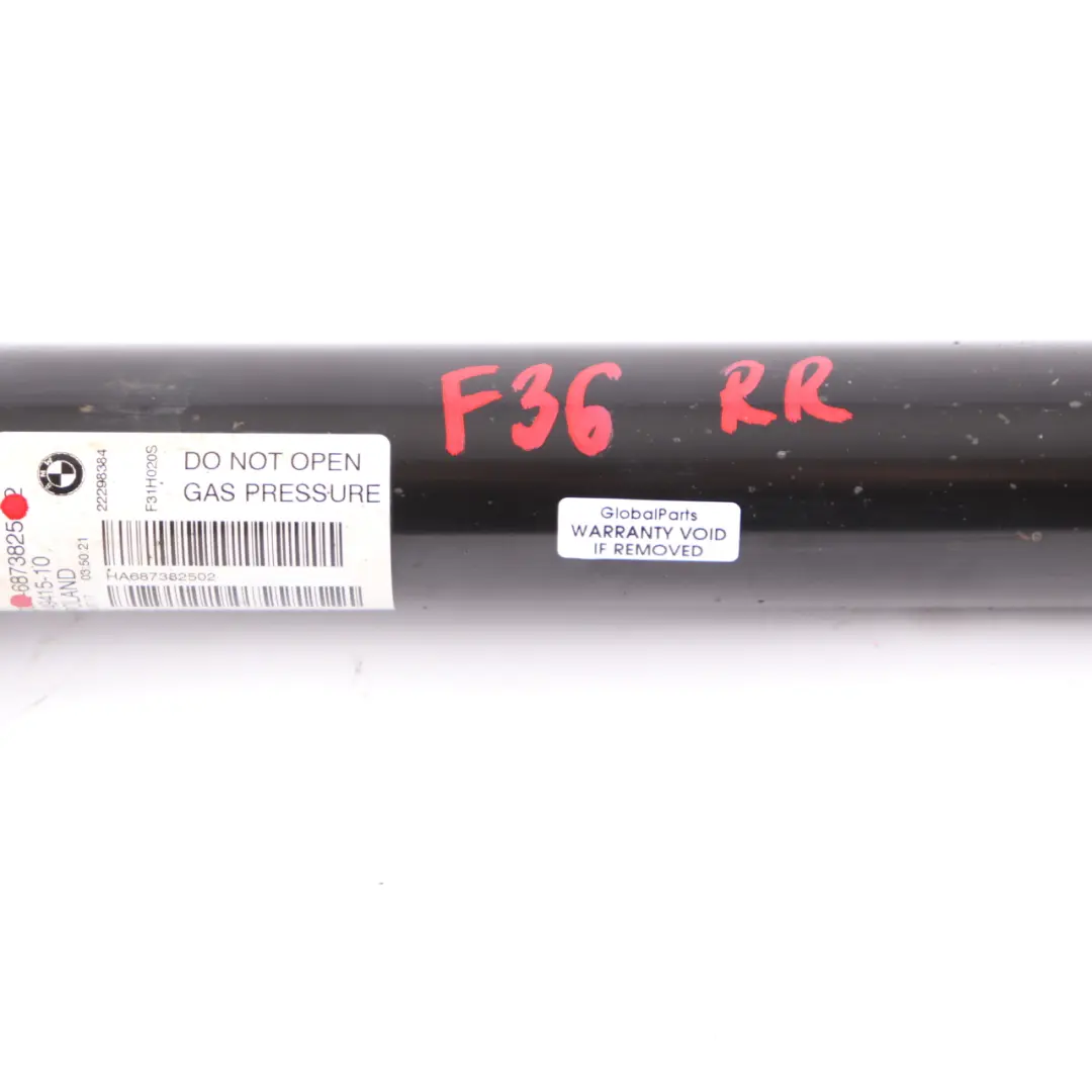 Absorber BMW F31 LCI F36 Gran Coupe M Sport Shock Strut Left Right N/O/S to Rear with Part number 6873825 Rear Absorber BMW F31 LCI F36 Gran Coupe M Sport Shock Strut Left Right N/O/S - SKU 6873825 - Part number 6873825