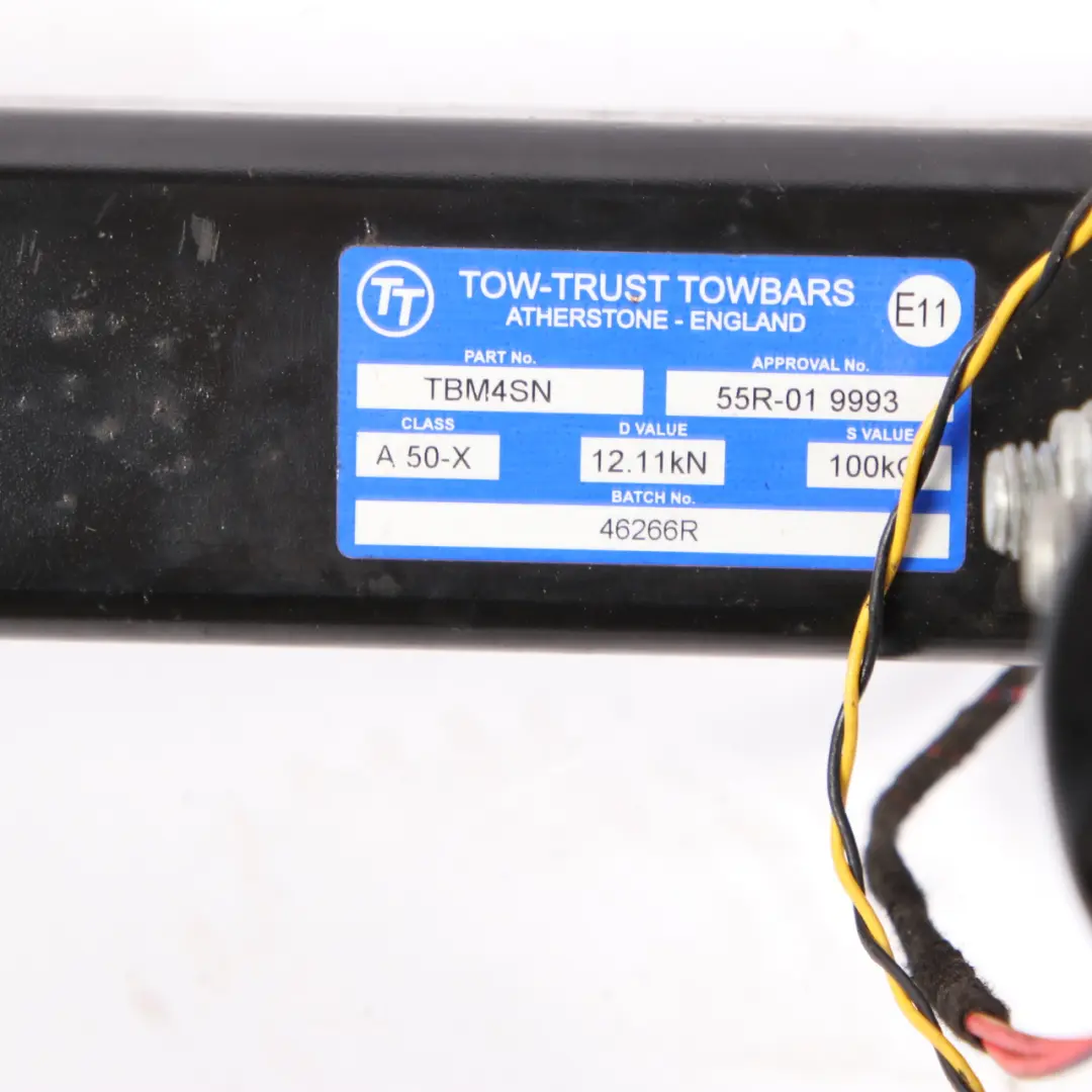 Anhängerkupplung Tow-Trust Abschleppstange TBM4SN für BMW X3 F25 mit Teilenummer 6796334 BMW X3 F25 Anhängerkupplung Tow-Trust Abschleppstange TBM4SN - SKU 6874096 - Teilenummer 6796334