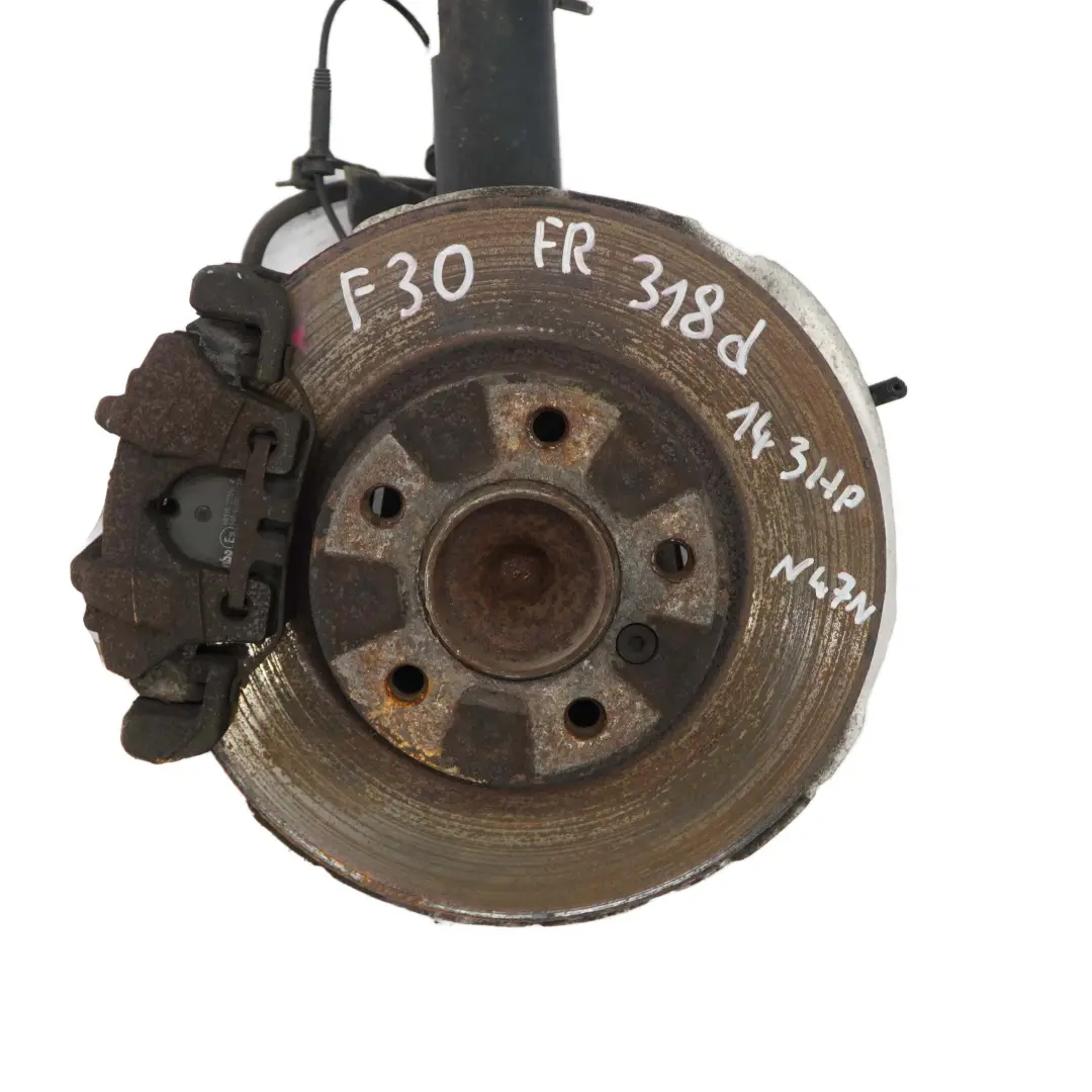 BMW F30 318d N47N Zwrotnica Amortyzator Lewy Przód - SKU 6874370-2 - Numer Części 6874370