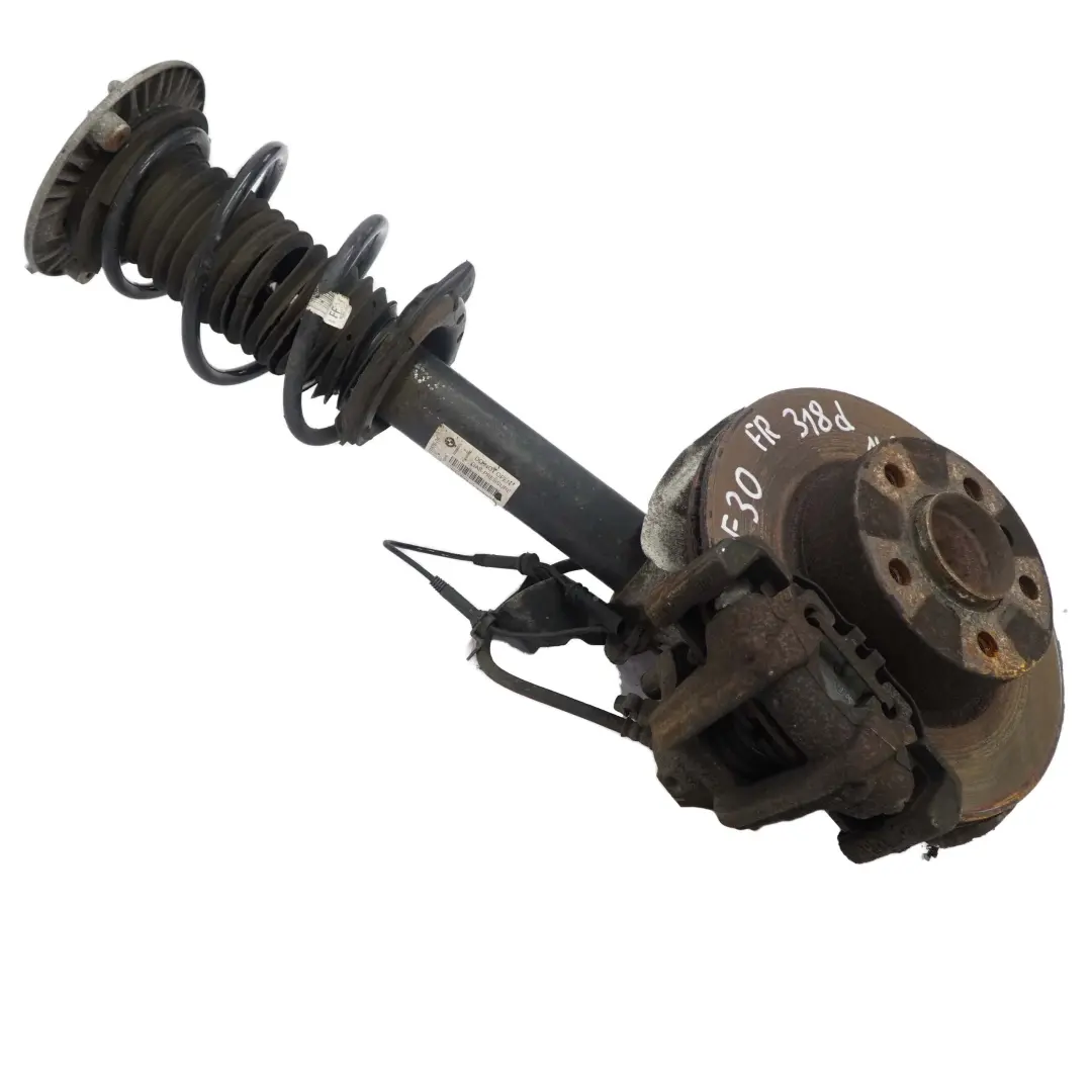 N47N Front Right O/S Spring Strut Leg Suspension to BMW 3 Series F30 318d with Part number 6874370 BMW 3 Series F30 318d N47N Front Right O/S Spring Strut Leg Suspension - SKU 6874370-2 - Part number 6874370