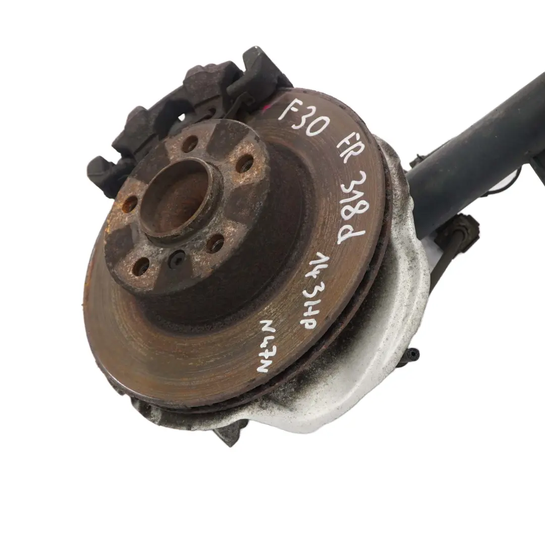 N47N Front Right O/S Spring Strut Leg Suspension to BMW 3 Series F30 318d with Part number 6874370 BMW 3 Series F30 318d N47N Front Right O/S Spring Strut Leg Suspension - SKU 6874370-2 - Part number 6874370