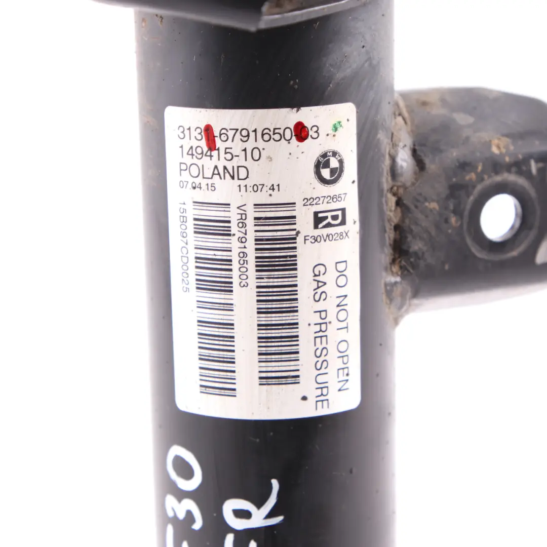 BMW F30 Spring Strut xDrive Front Right O/S Suspension Shock Absorber 6791650 - SKU 6874376 - Part number 6874376