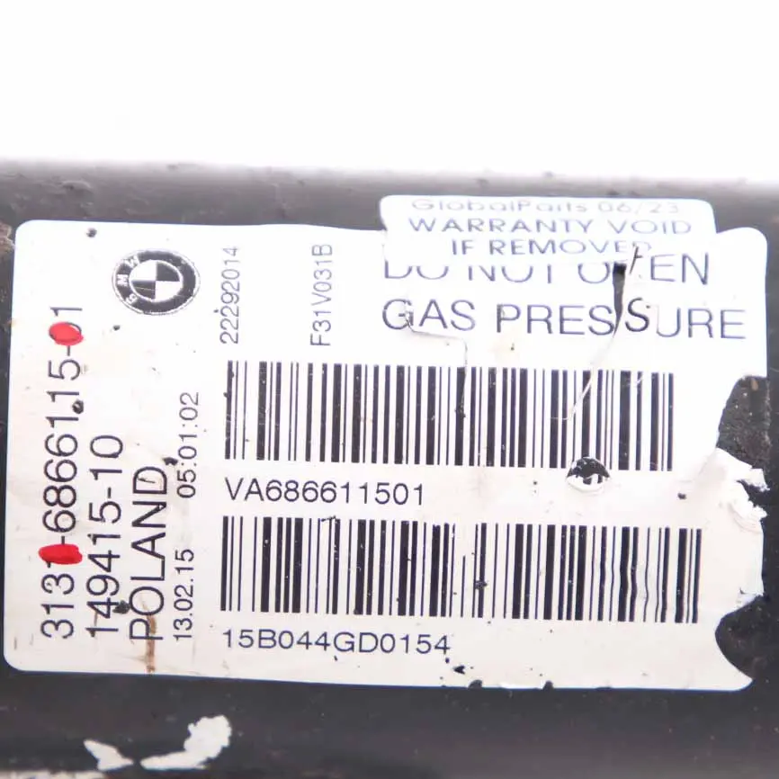 Assale Anteriore Sospensione Molla Puntone Ammortizatore 6791555 per BMW F31 Touring con numero di parte 6874378 BMW F31 Touring Assale Anteriore Sospensione Molla Puntone Ammortizatore 6791555 - SKU 6874378-1 - Numero di parte 6874378