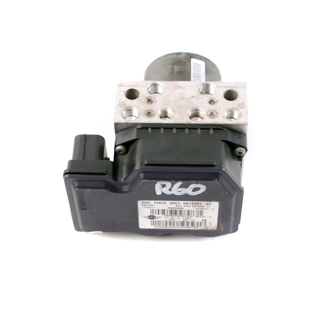 DSC Pump Hydro Braking Unit 6874556 to Mini Cooper R55 R56 R57 LCI R60 with Part number 6874551 Mini Cooper R55 R56 R57 LCI R60 DSC Pump Hydro Braking Unit 6874556 - SKU 6874551 - Part number 6874551