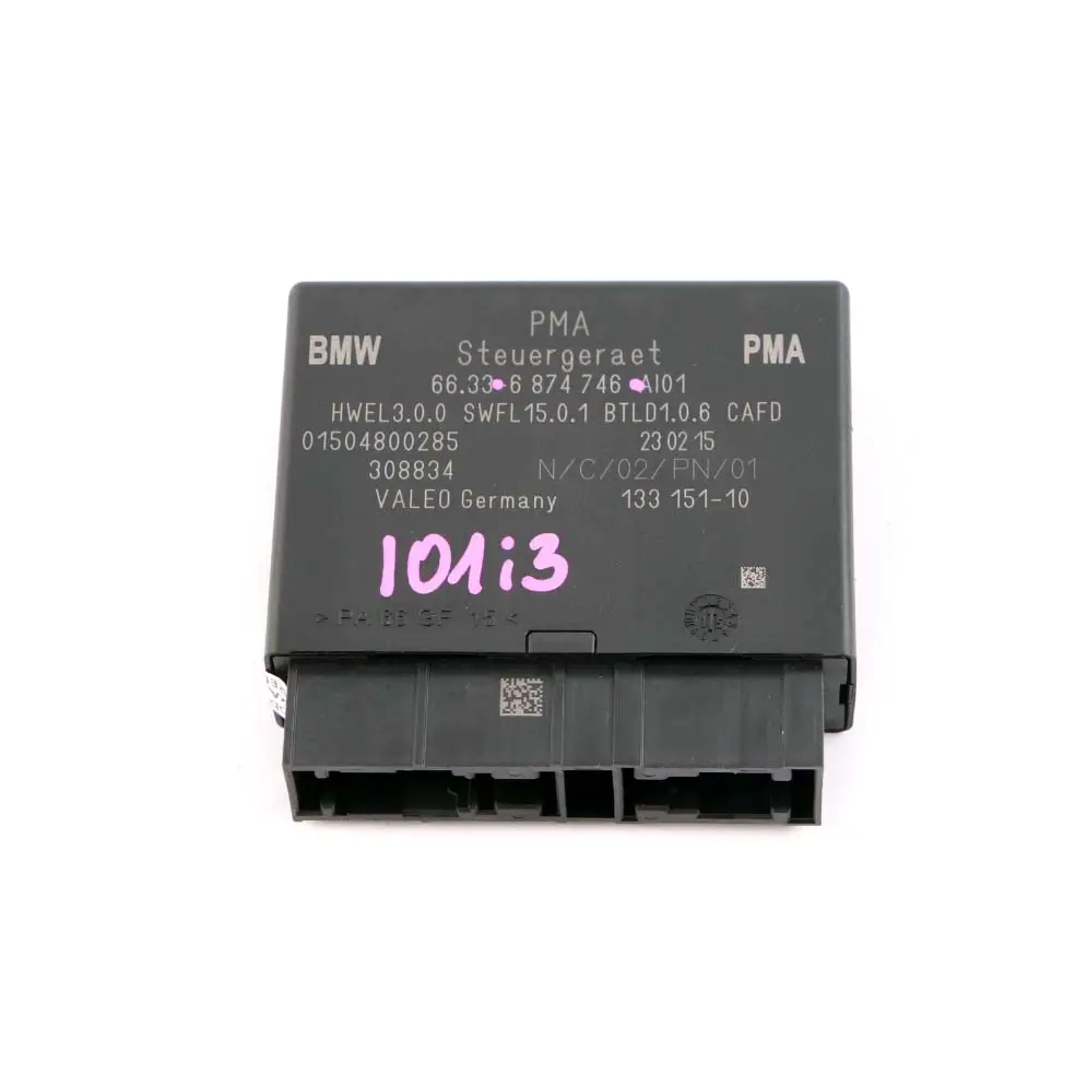 Parking Assistant PDC Control Unit Module to BMW F45 F46 I01 Mini F55 F56 with Part number 6874746 BMW F45 F46 I01 Mini F55 F56 Parking Assistant PDC Control Unit Module - SKU 6874746 - Part number 6874746