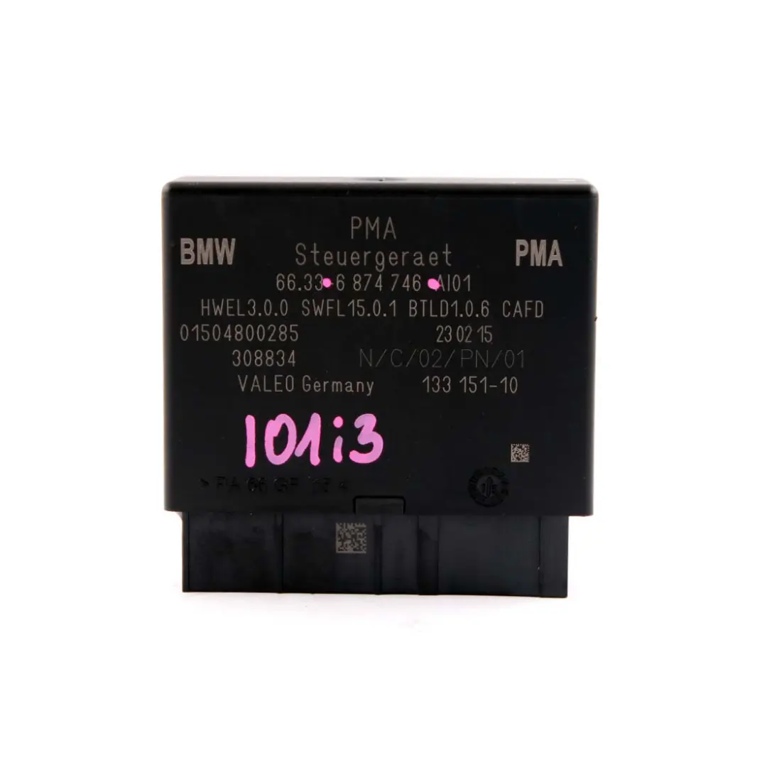 Parking Assistant PDC Control Unit Module to BMW F45 F46 I01 Mini F55 F56 with Part number 6874746 BMW F45 F46 I01 Mini F55 F56 Parking Assistant PDC Control Unit Module - SKU 6874746 - Part number 6874746