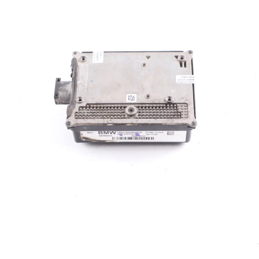 ACC Front Radar Sensor Module Unit to BMW F20 F21 F10 F11 LCI F30 F32 with Part number 6874817 BMW F20 F21 F10 F11 LCI F30 F32 ACC Front Radar Sensor Module Unit - SKU 6874817 - Part number 6874817