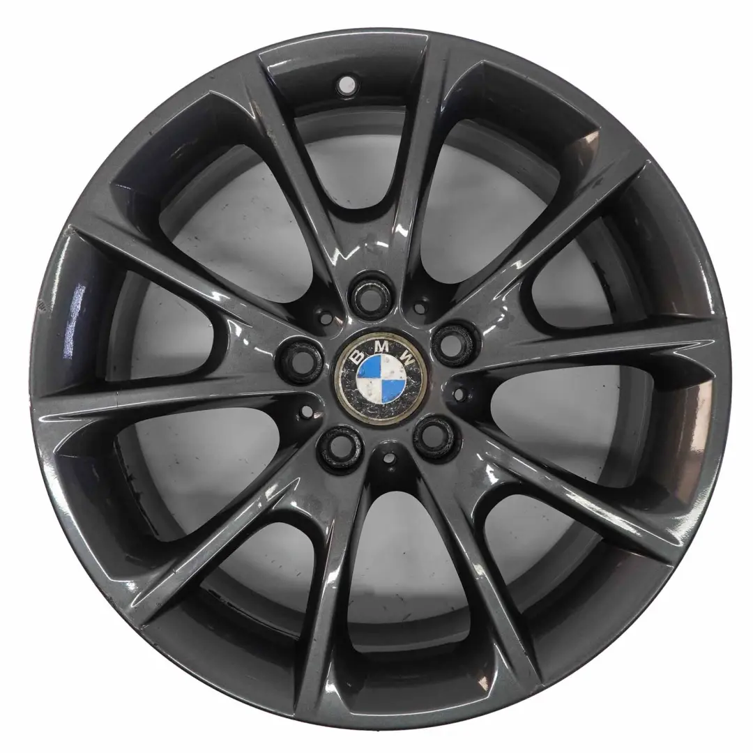 Llanta aleación negra 18" 8.5J ET:47 V-Spoke 398 para BMW F30 F32 F33 LCI con número de pieza 6874821 BMW F30 F32 F33 LCI Llanta aleación negra 18" 8.5J ET:47 V-Spoke 398 - SKU 6874821-1 - Número de pieza 6874821